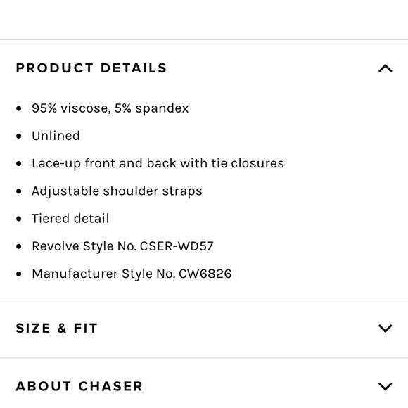 Chaser Lace Up Tiered Dress - Picture 4 of 5